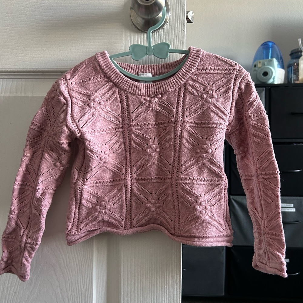 Gerber Pink Crew Neck Sweater